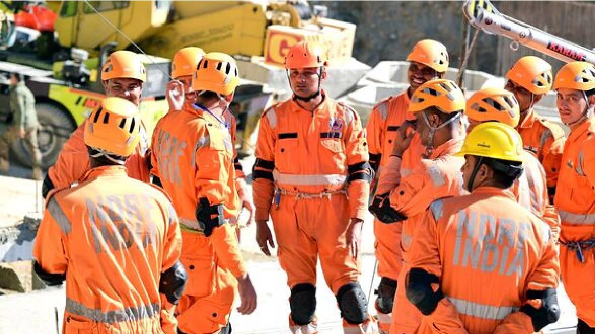 uttarkashi tunnel ndrf team 23.11