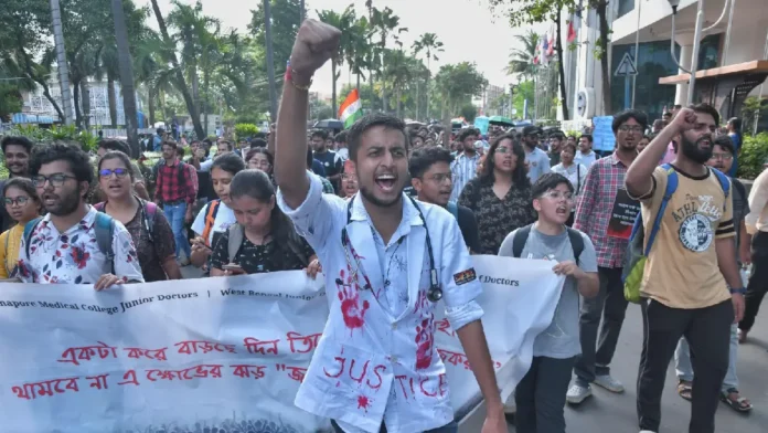 RG Kar Protest 1 10.09