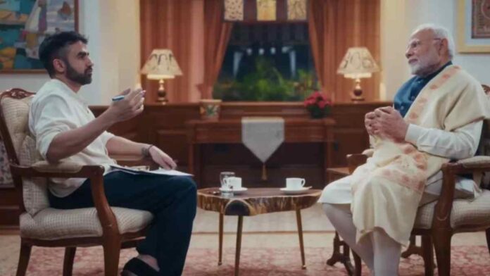 প্রথম পডকাস্টে নিজের বক্তব্য 'সংশোধন' করলেন মোদী