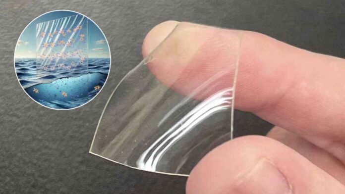 plastic material that dissolves in seawater