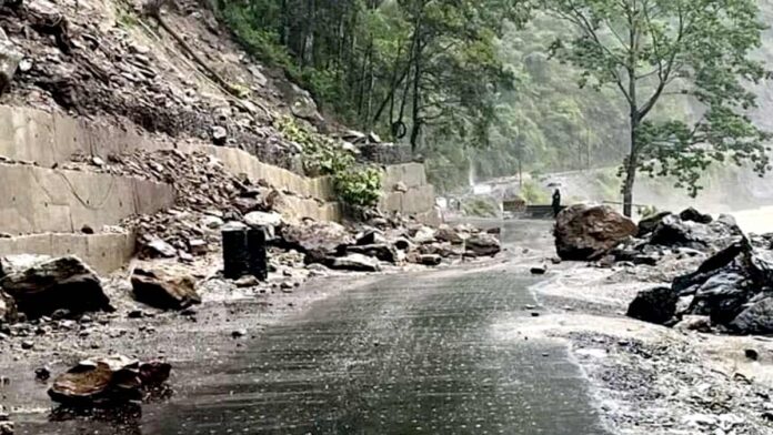 NH10 Landslide