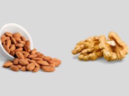 almonda and walnut
