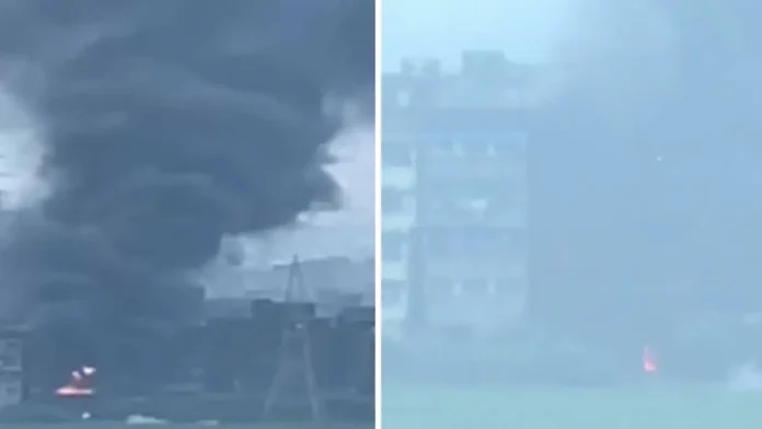 Fire at anandapur