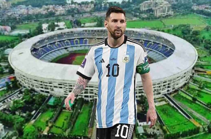 Messi at salt lake stadium