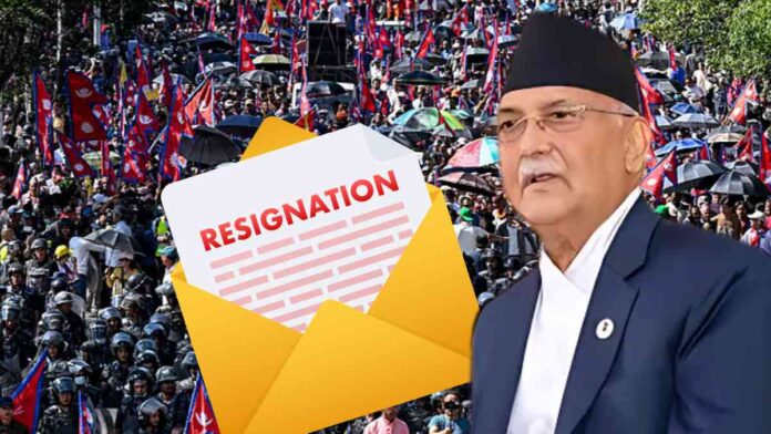 KP Sharma Oli Resignation