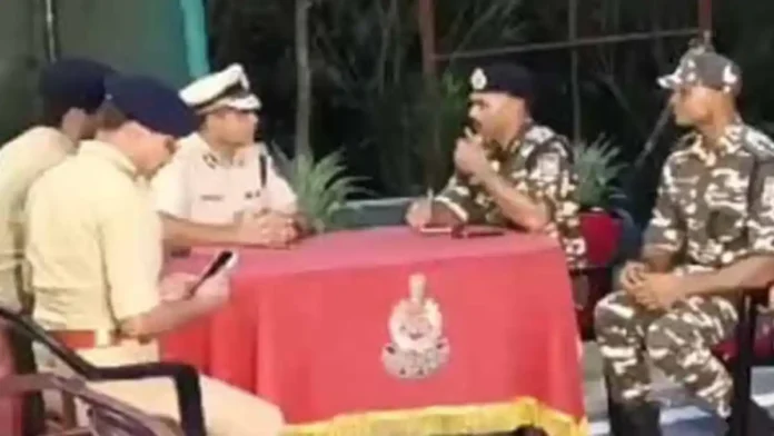 police meet
