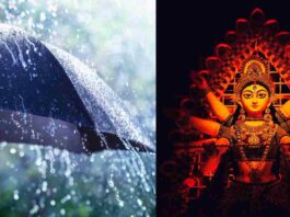 Durga Puja Rain