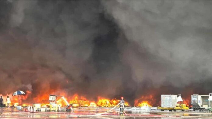 Hazrat Shahjalal Airport Fire