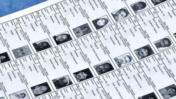 voter list